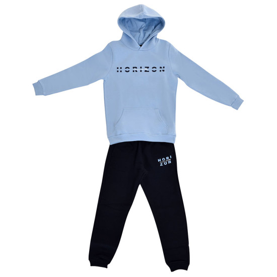 Target Παιδικές φόρμες σετ Hoodie & Cuffed Pants Fleece "Horizon"